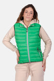 GILET IN OVATTA DOWN IMITATION DONNA