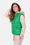 GILET IN OVATTA DOWN IMITATION DONNA