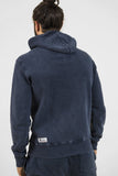 FELPA FULL ZIP "STONE WASHED" UOMO