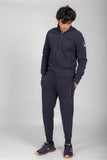 FELPA FULL ZIP CON COLLO AUTHENTIC 360 UOMO