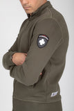 FELPA FULL ZIP CON COLLO AUTHENTIC 360 UOMO