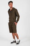 SWEASHIRT FULL ZIP LIGHT 280 "TERRA" MAN