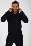 FELPA FULL ZIP LIGHT 280 "TERRA" UOMO